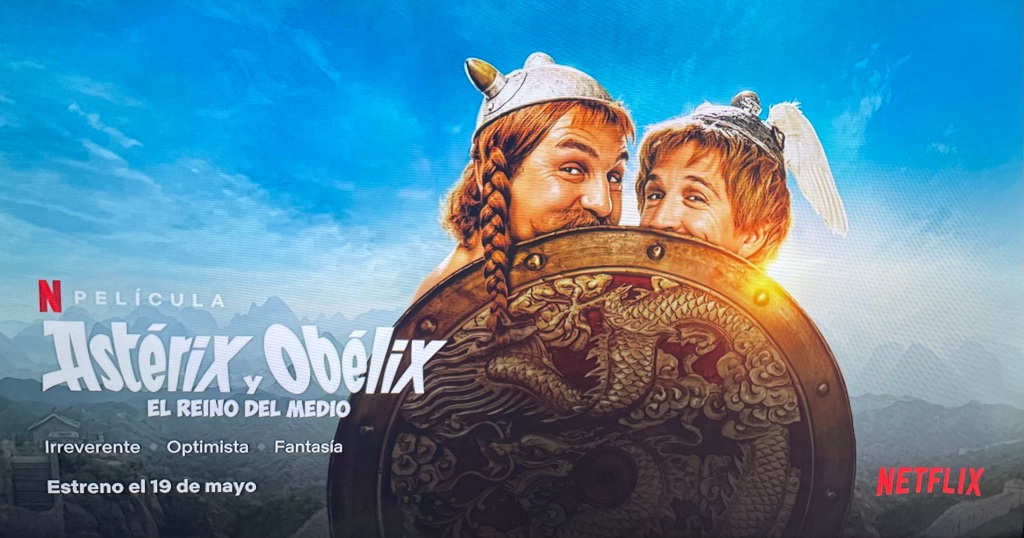película francesa Astérix y Obélix: el reino del medio estrena en Netflix